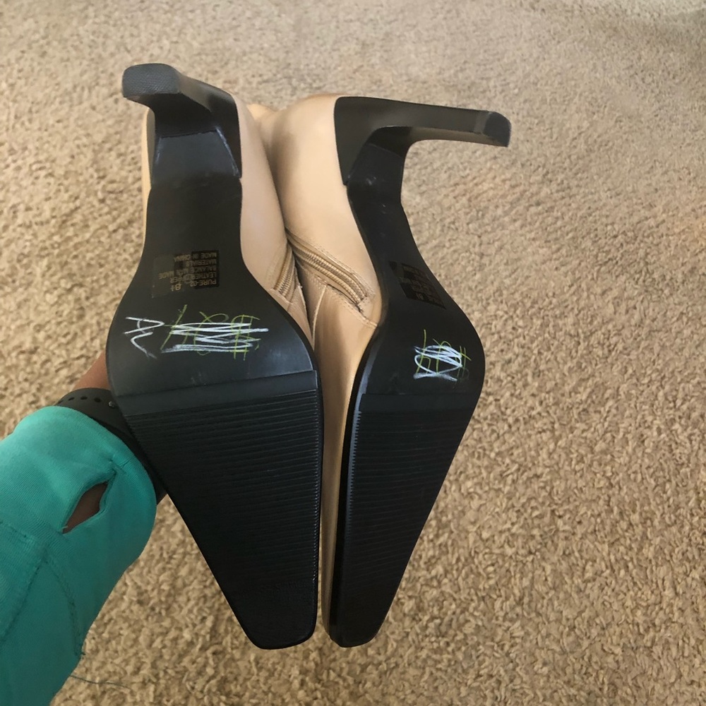 Beige Booties - Picture 3 of 4